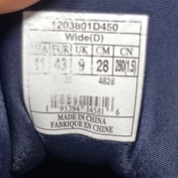 Brooks Ghost 15 Women’s Running Shoes Size 11 Wide D Navy Blue Athletic Sneakers - Picture 15 of 15